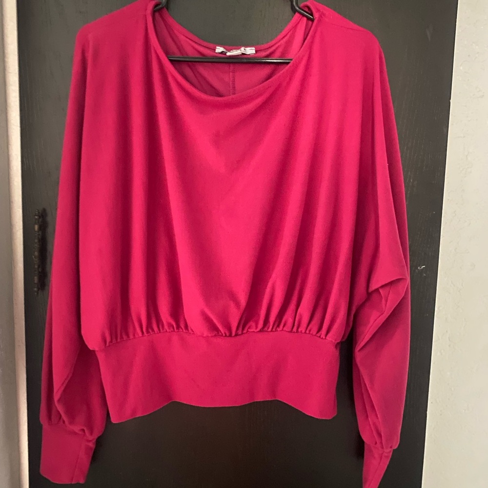 Long sleeve crop top
